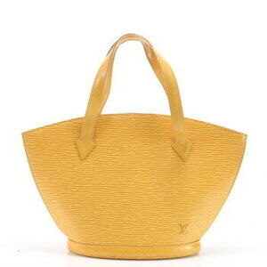 Louis Vuitton Epi Saint Jacques Tassili Yellow Leather Handbag Tote Top Handle